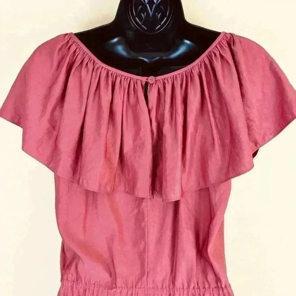 Rebecca Taylor Blush Sleeveless Sweetheart Peasant Mini Dress See Measurements - Picture 8 of 14